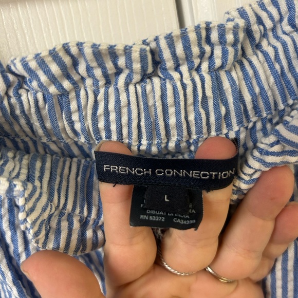 French Connection Belle Stripes Mixed Dress - Picture 4 of 6